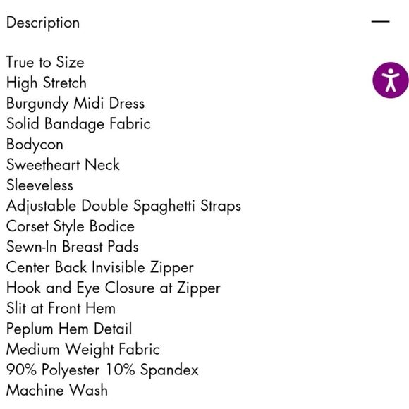 Rebdolls Femme and Fierce Peplum Bandage Midi Dress Size 4x NWT - Picture 6 of 6